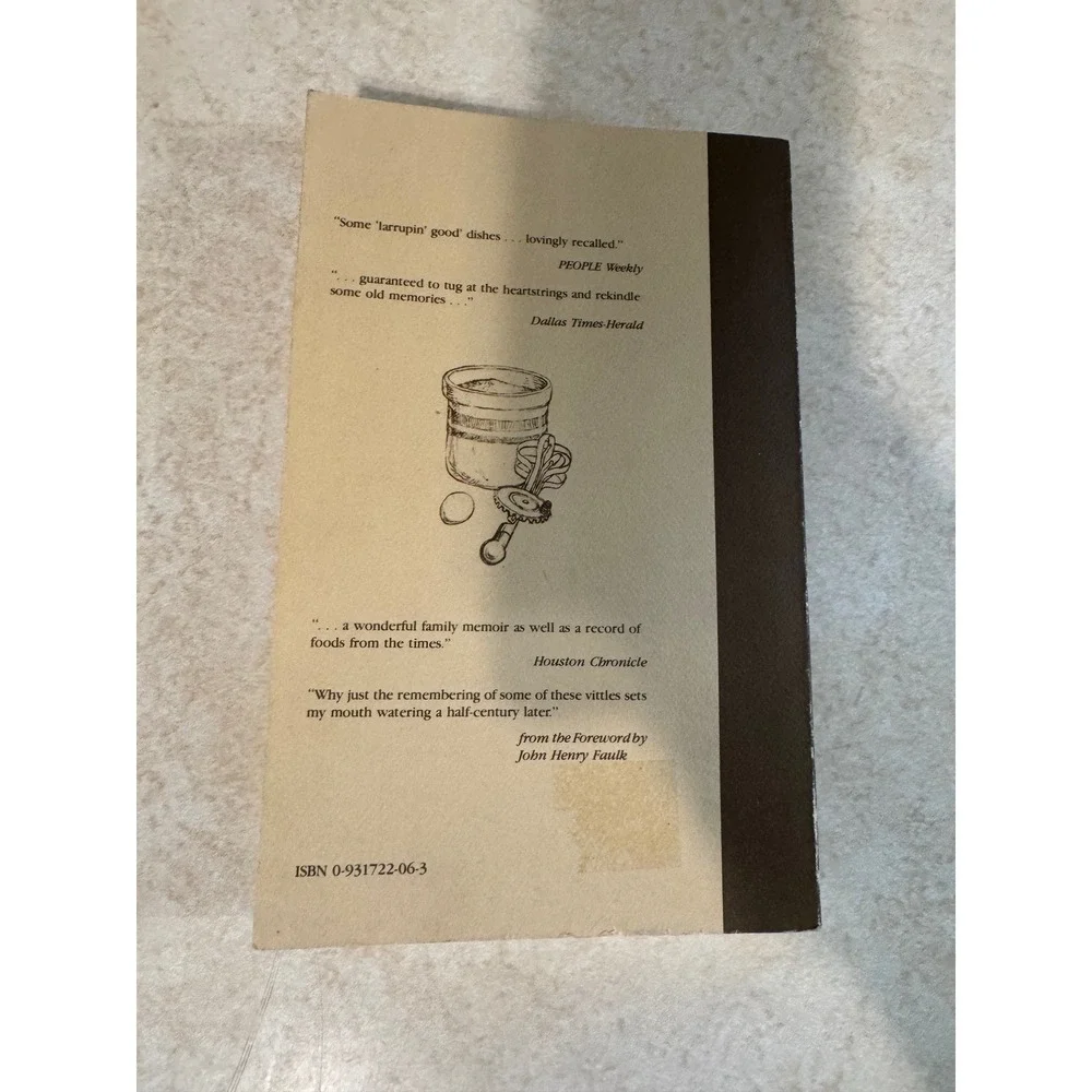 Mrs Blackwells Heart of Texas Cookbook Louise B Dillow 1986 Depression Recipes